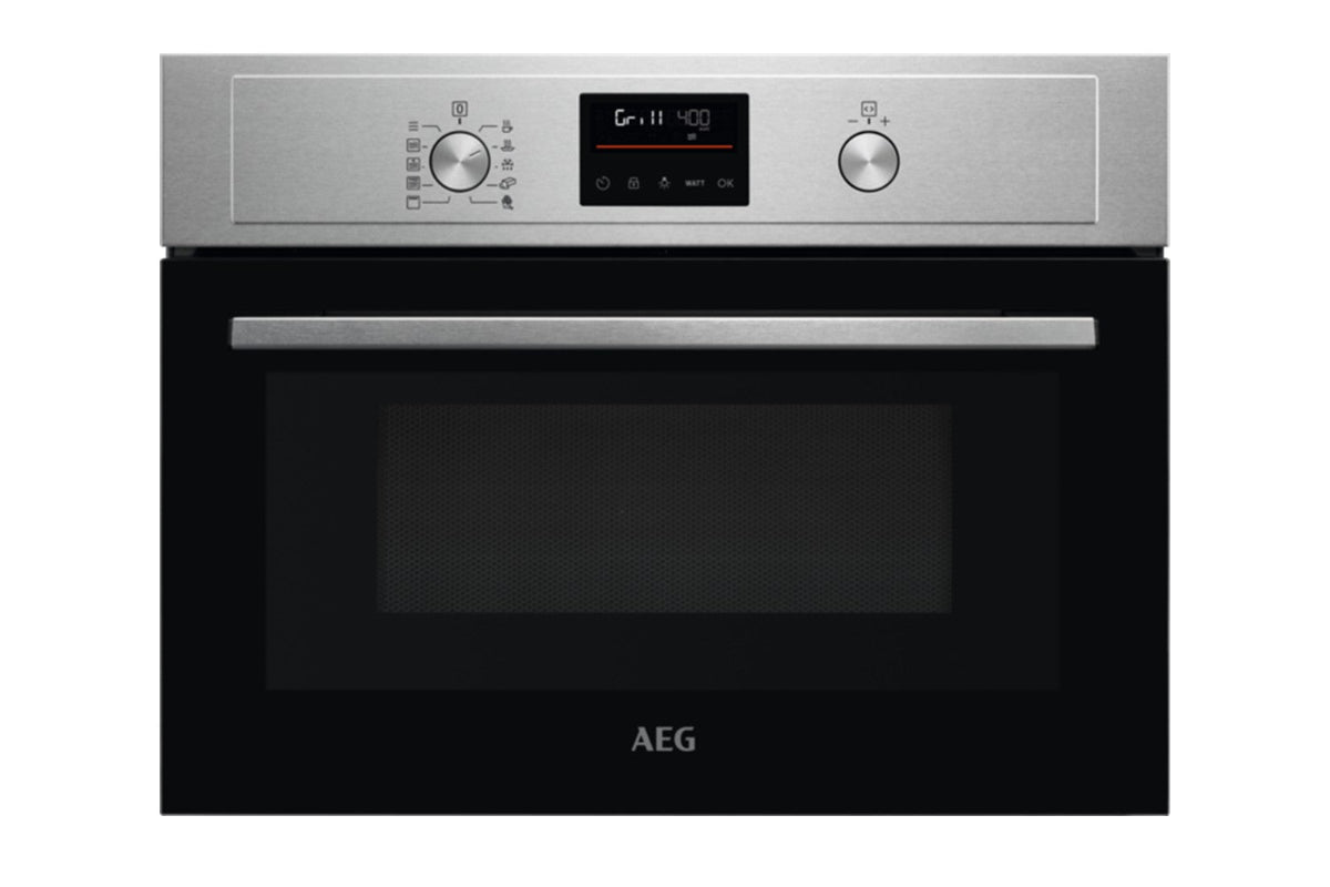 EX-DISPLAY | AEG Built-in Electric Microwave Oven | 944005110 | Stainless Steel