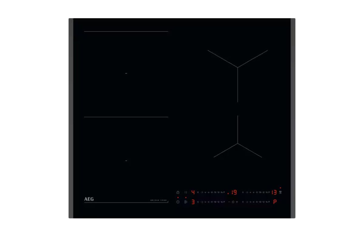 AEG 6000 Bridge Series 60cm 4 Zones Induction Hob | 949598488 | Black