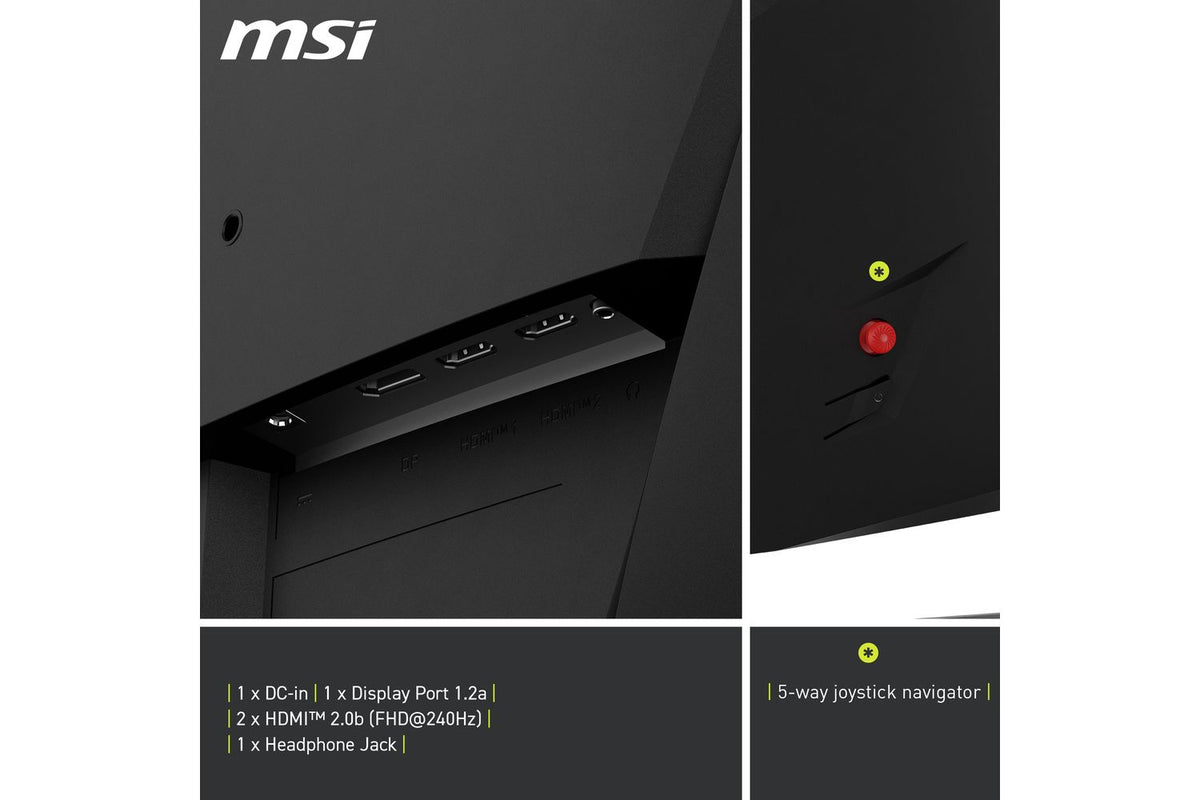 MSI MAG 274CXF 27" FHD 280Hz Rapid VA 0.5ms Adaptive Sync Curved Gaming Monitor-6