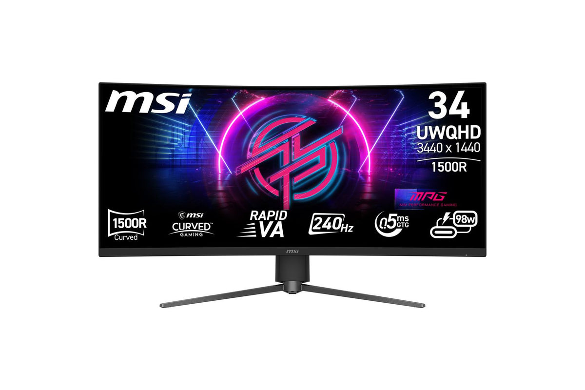 MPG 346CQRF X24 34-inch UWQHD 240Hz 0.5ms Adaptive Sync Curved Gaming Monitor