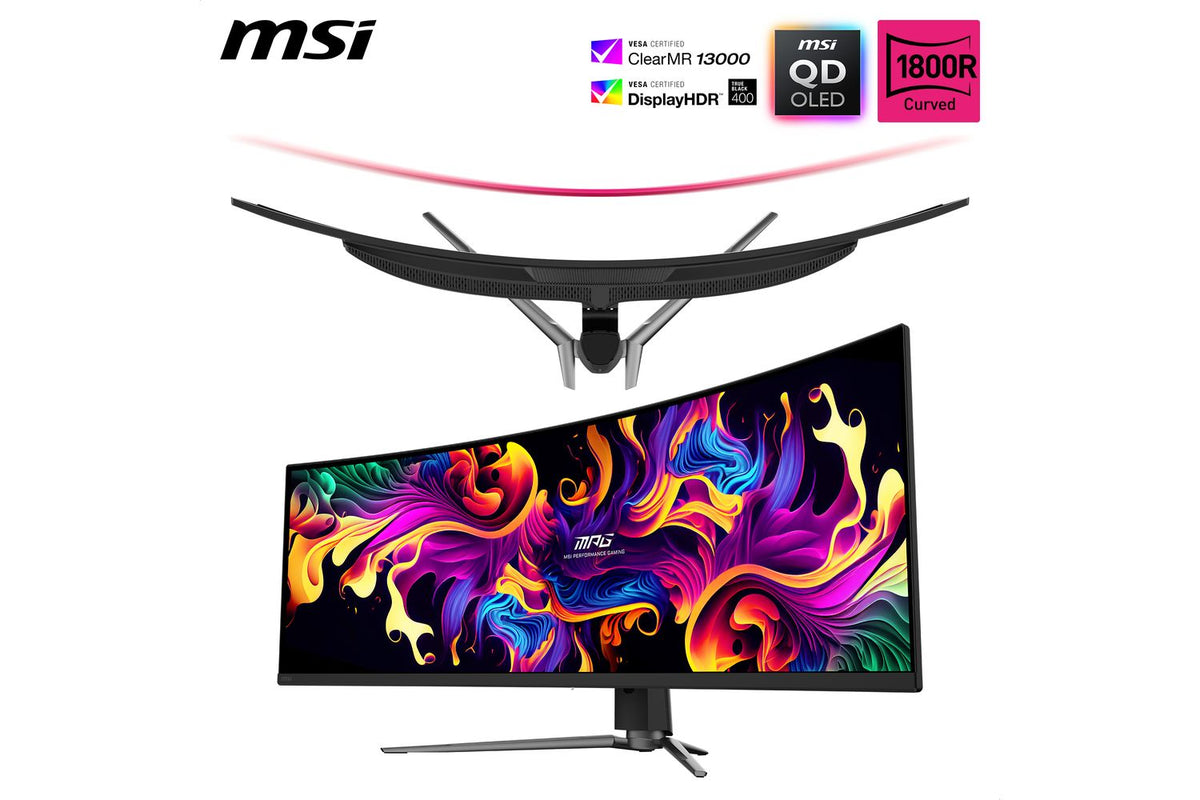 MSI MPG 491CQPX QD-OLED 49" DQHD 240Hz Curved Gaming Monitor-2