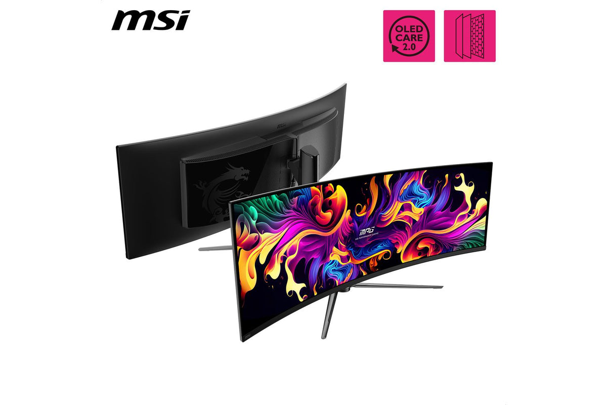 MSI MPG 491CQPX QD-OLED 49" DQHD 240Hz Curved Gaming Monitor-3