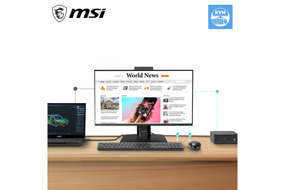MSI PRO MP245PDG E14 24" Full HD 144Hz HDR Ready Adaptive-Sync Monitor-10