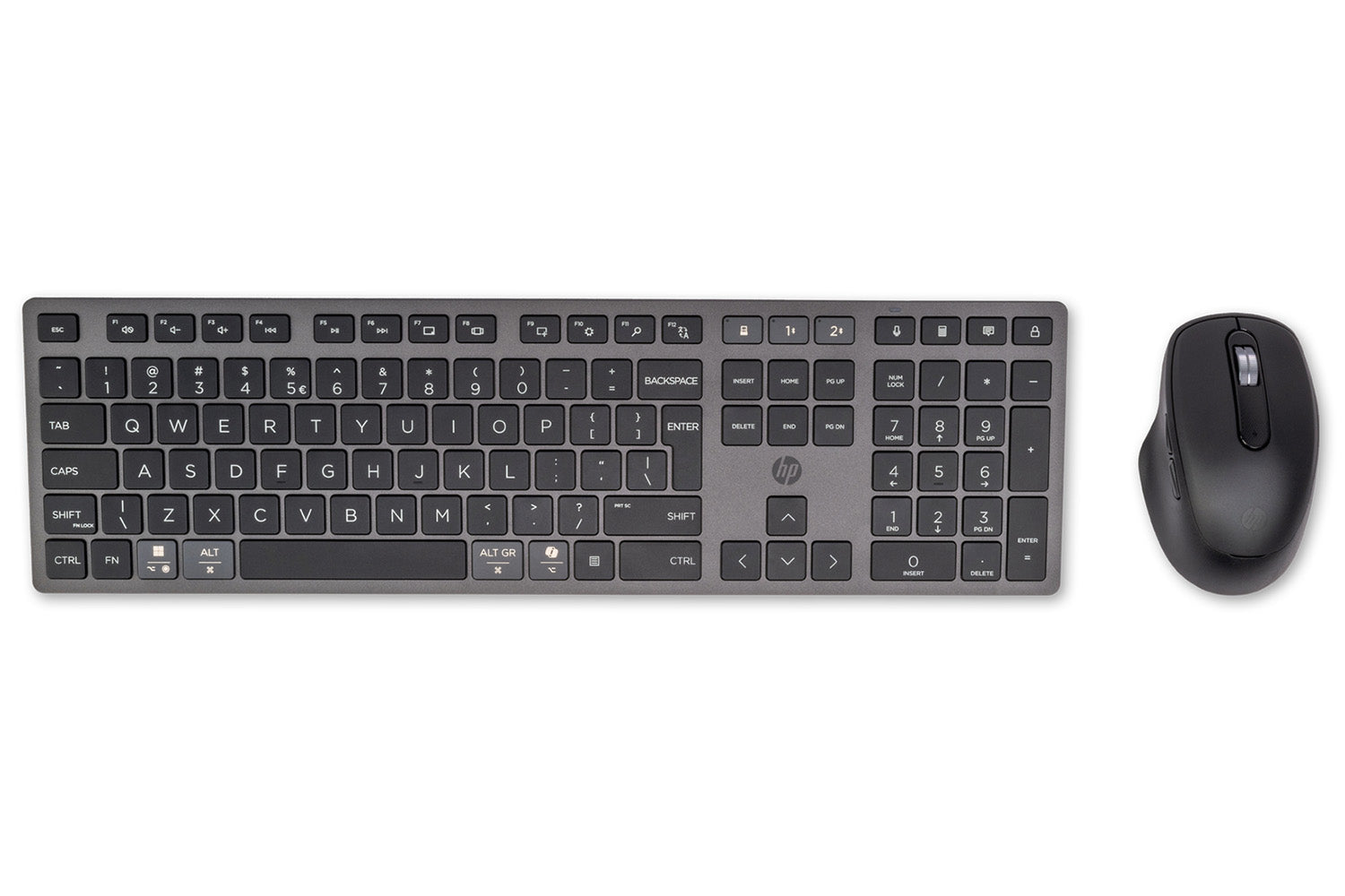 HP 720 Multi-Device Wireless Keyboard and Mouse | Nightfall Black