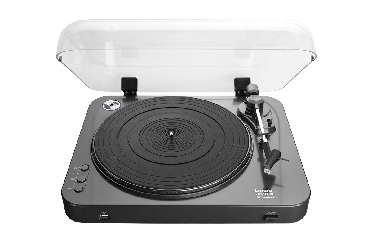 Lenco LBT-120BK Turntable | Bluetooth Record Player | Vinyl