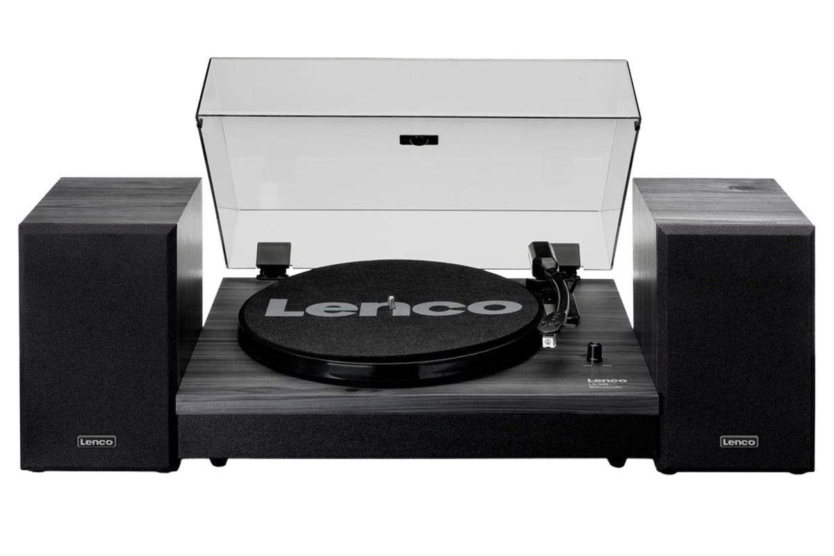 Lenco LS-300 Turntable And Hi-Fi Speakers | Vinyl | Black