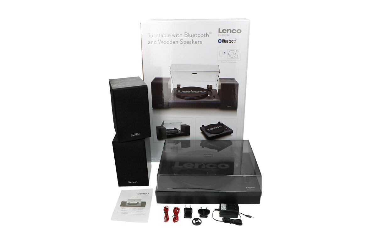 Lenco LS-300 Turntable And Hi-Fi Speakers | Vinyl | Black-14
