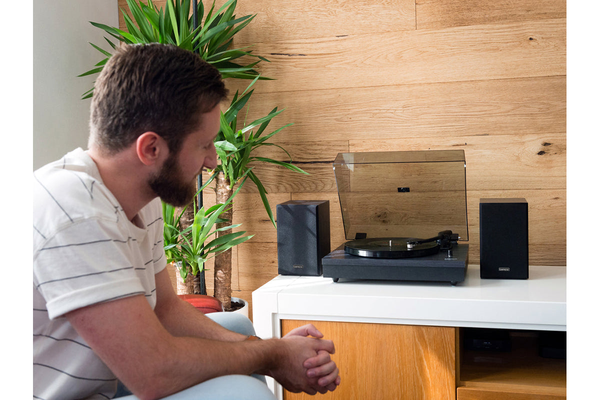 Lenco LS-300 Turntable And Hi-Fi Speakers | Vinyl | Black-15