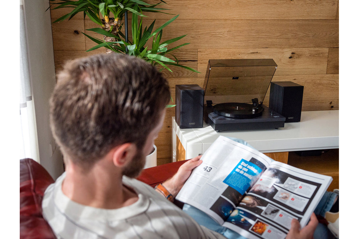 Lenco LS-300 Turntable And Hi-Fi Speakers | Vinyl | Black-16