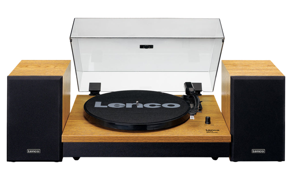 Lenco LS-300 Turntable And Hi-Fi Speakers | Vinyl | Wood