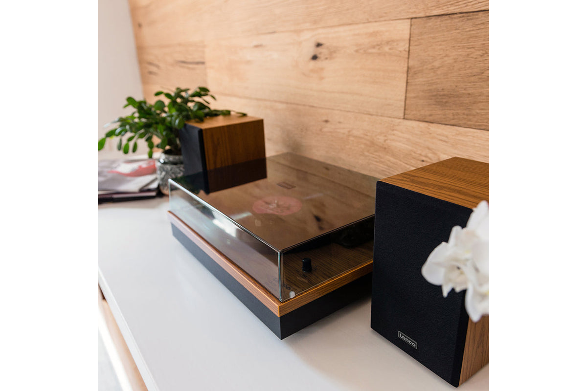 Lenco LS-300 Turntable And Hi-Fi Speakers | Vinyl | Wood-2