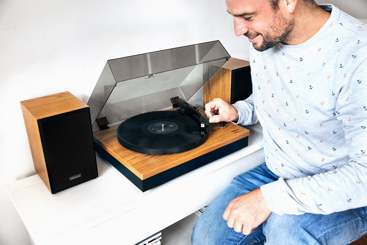 Lenco LS-300 Turntable And Hi-Fi Speakers | Vinyl | Wood-25