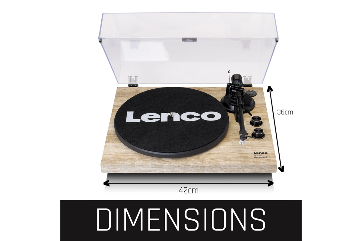 Lenco LBT-188 Pine Turntable | Bluetooth | Vinyl-5