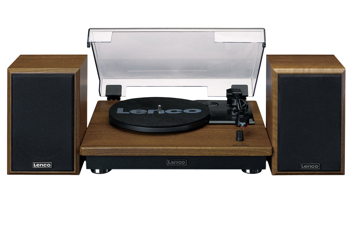 Lenco LS-100 Turntable And Hi-Fi Speakers | Vinyl Record Player