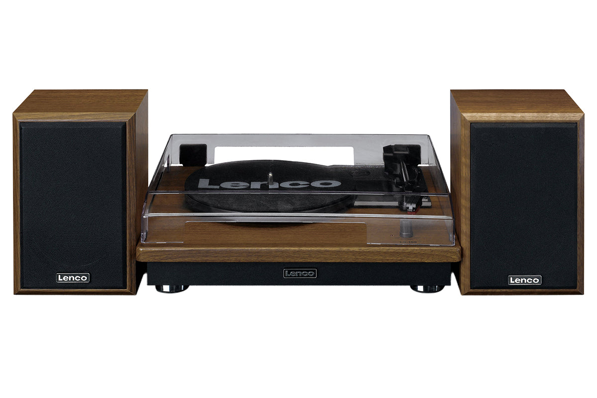Lenco LS-100 Turntable And Hi-Fi Speakers | Vinyl Record Player-3