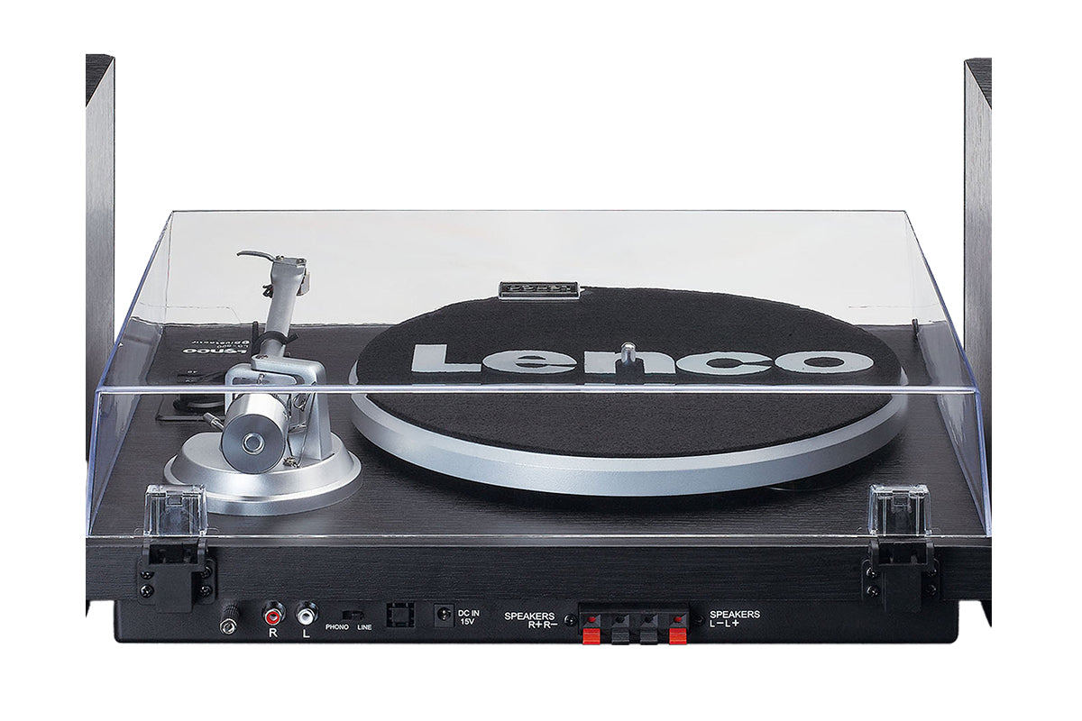 Lenco LS-500BK Turntable | Wood | Bluetooth | With Speaker Set | Black-9
