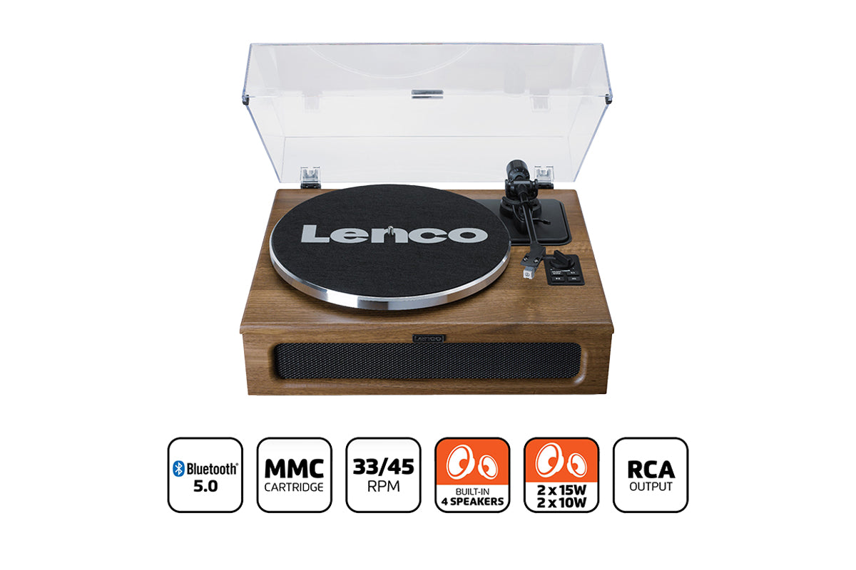 Lenco LS-410WA Turntable | Bluetooth | Built-in Speakers | Walnut-14