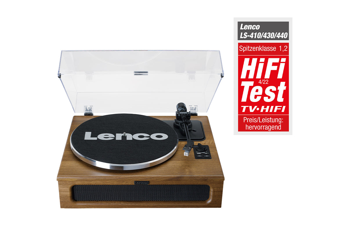 Lenco LS-410WA Turntable | Bluetooth | Built-in Speakers | Walnut-15