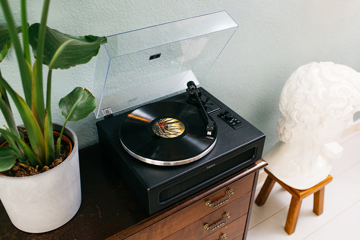 Lenco LS-430BK Turntable | Built-in Speakers | Black-26