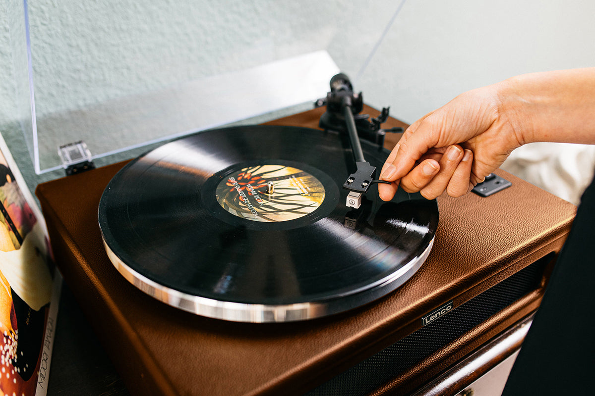 Lenco LS-430BN Turntable | Built-in Speakers | Brown-23