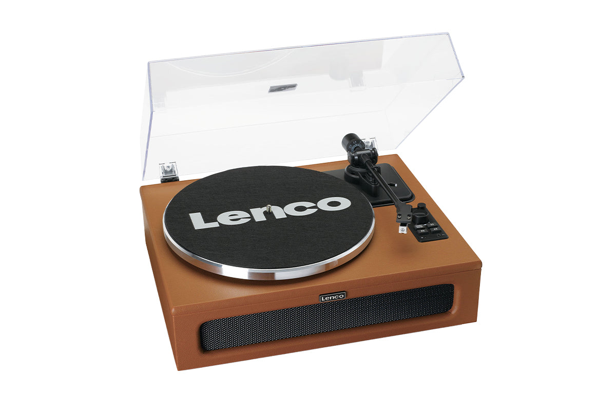 Lenco LS-430BN Turntable | Built-in Speakers | Brown-5