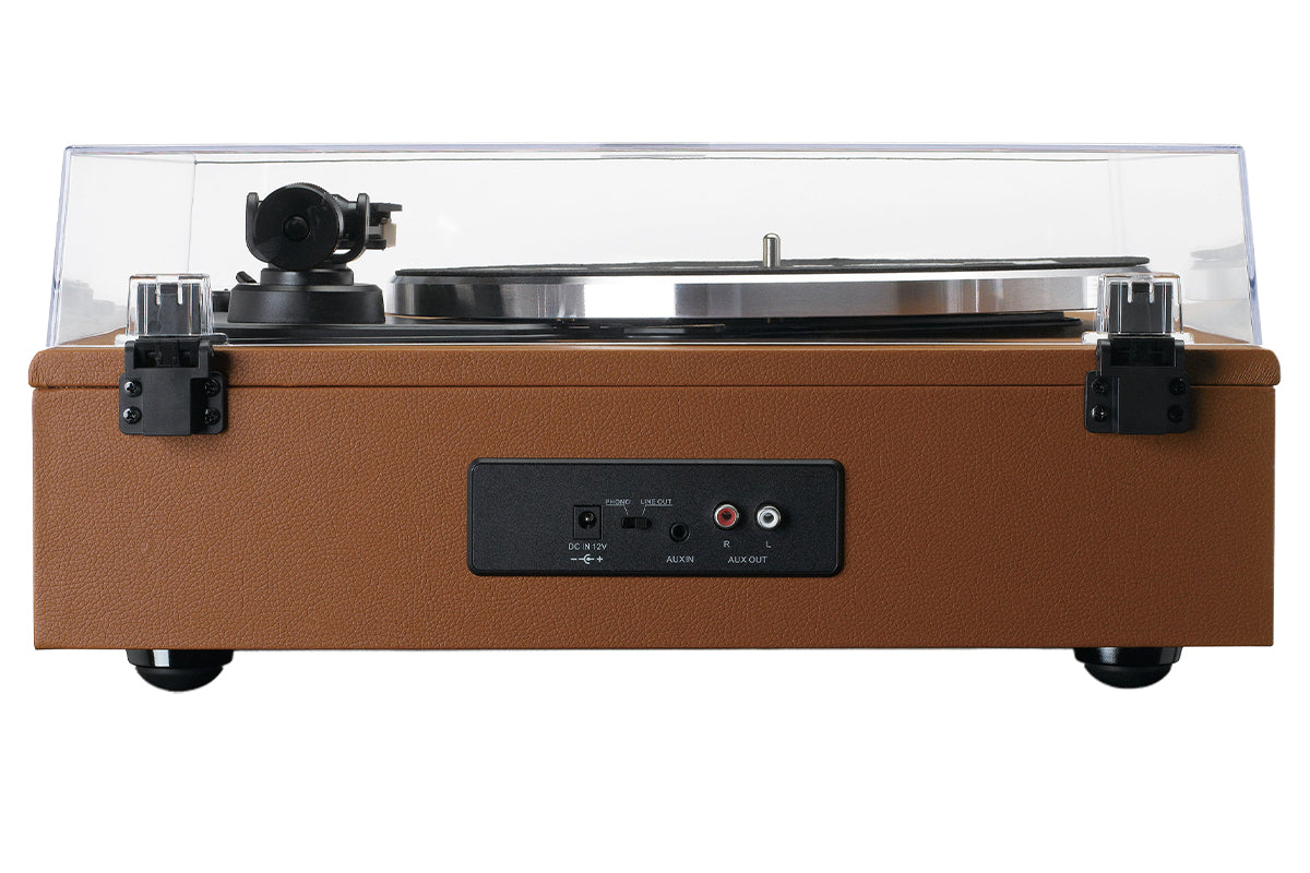 Lenco LS-430BN Turntable | Built-in Speakers | Brown-8