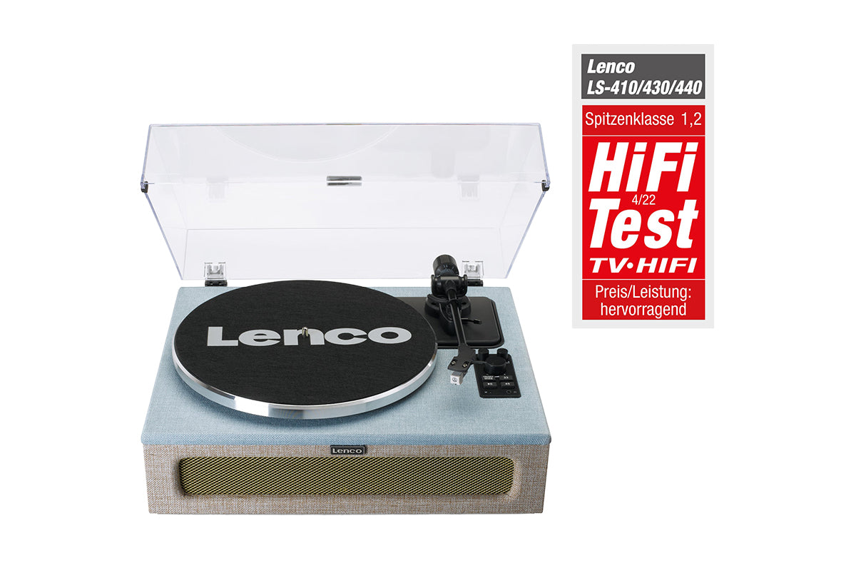 Lenco LS-440 Turntable | Built-in Speakers | Blue Beige-15