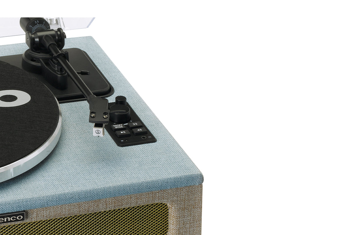 Lenco LS-440 Turntable | Built-in Speakers | Blue Beige-5