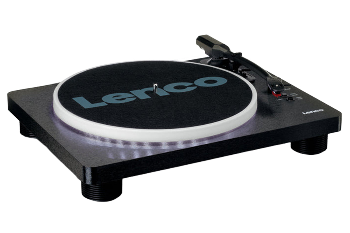 Lenco LS-50LED Turntable | Vinyl Record Player | Built-in Speakers | Led Lights-4