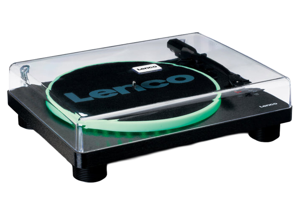 Lenco LS-50LED Turntable | Vinyl Record Player | Built-in Speakers | Led Lights-5