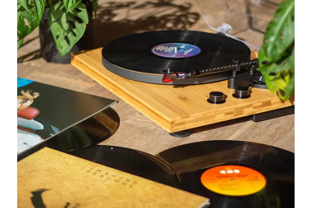 Lenco LBT-335BA  Bluetooth Turntable | Bamboo | Ortofon Cartridge-2
