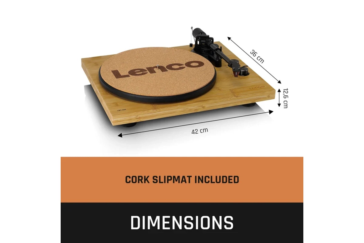 Lenco LBT-335BA  Bluetooth Turntable | Bamboo | Ortofon Cartridge-15