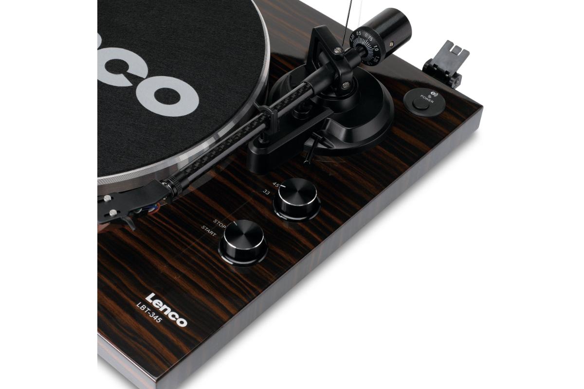 Lenco Lbt-345WA Bluetooth Turntable | Vinyl Player | Ortofon Cartridge | Walnut-17