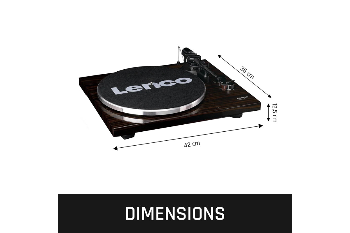Lenco Lbt-345WA Bluetooth Turntable | Vinyl Player | Ortofon Cartridge | Walnut-38