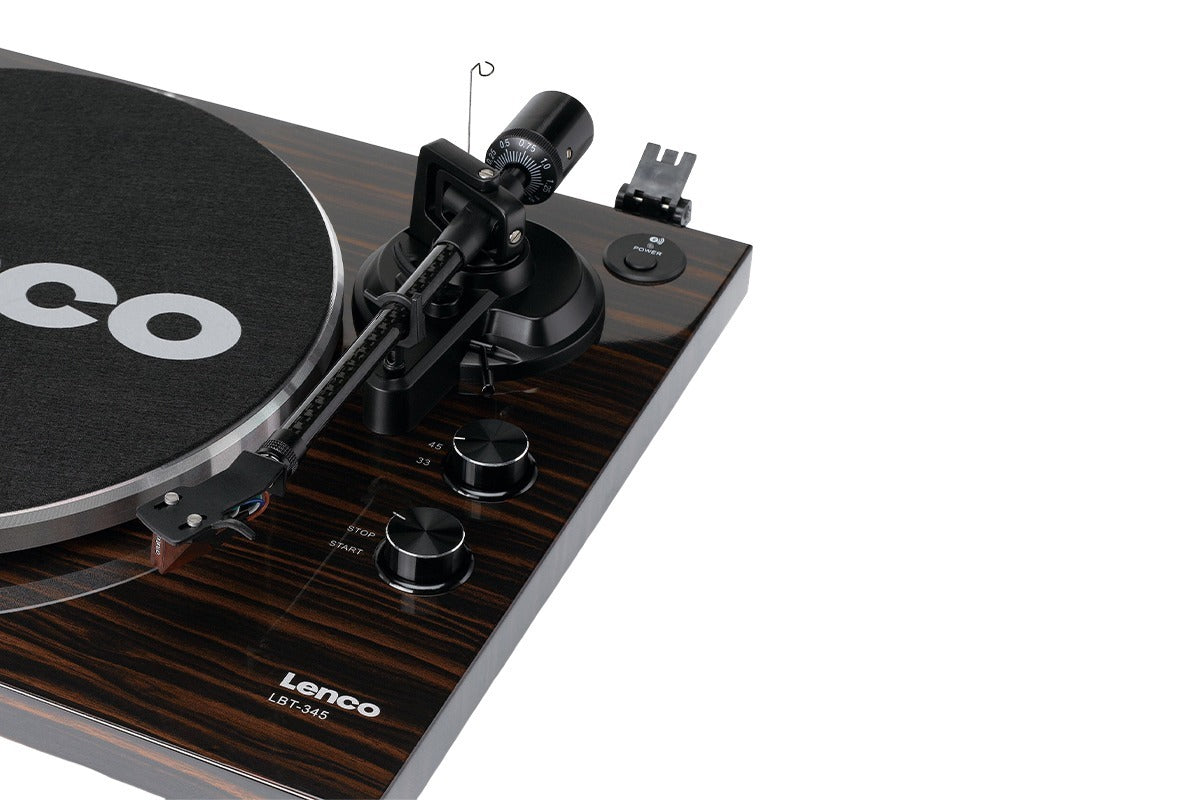 Lenco Lbt-345WA Bluetooth Turntable | Vinyl Player | Ortofon Cartridge | Walnut-15