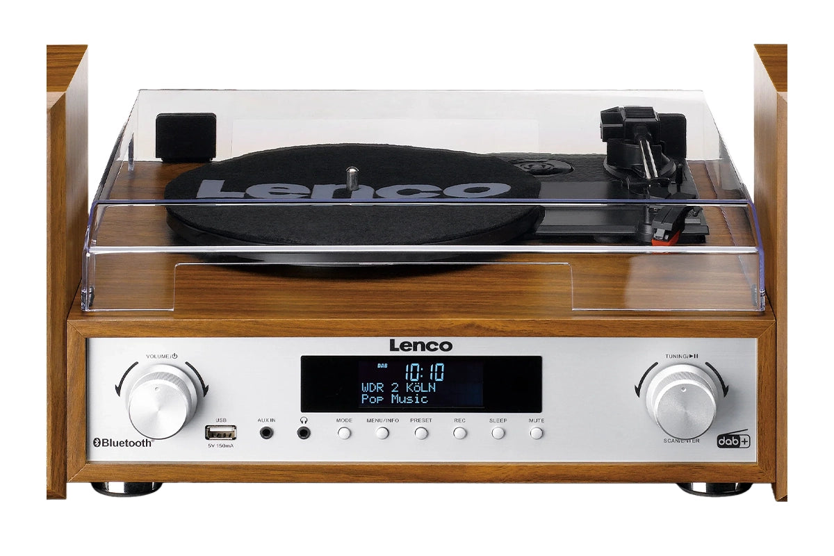 Lenco MC-160WD Stereo System With Turntable | Stereo System | Wood Finish-7
