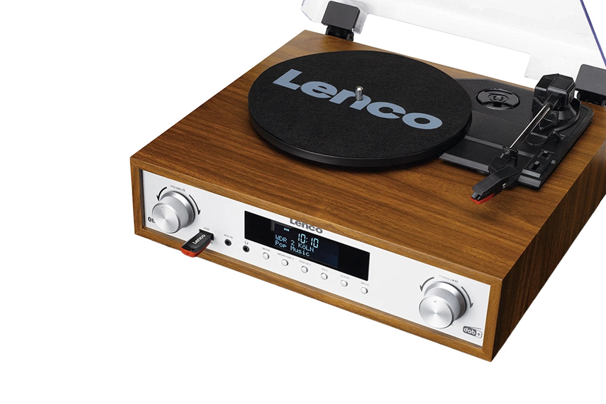 Lenco MC-160WD Stereo System With Turntable | Stereo System | Wood Finish-8