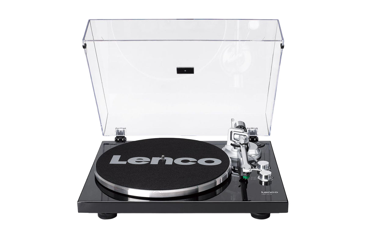 Lenco LBT-215BK Turntable | Bluetooth Transmission | At-vm95e Cartridge | Piano Black
