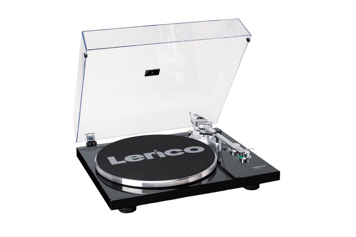 Lenco LBT-215BK Turntable | Bluetooth Transmission | At-vm95e Cartridge | Piano Black-2