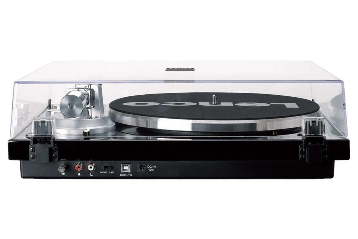 Lenco LBT-215BK Turntable | Bluetooth Transmission | At-vm95e Cartridge | Piano Black-5
