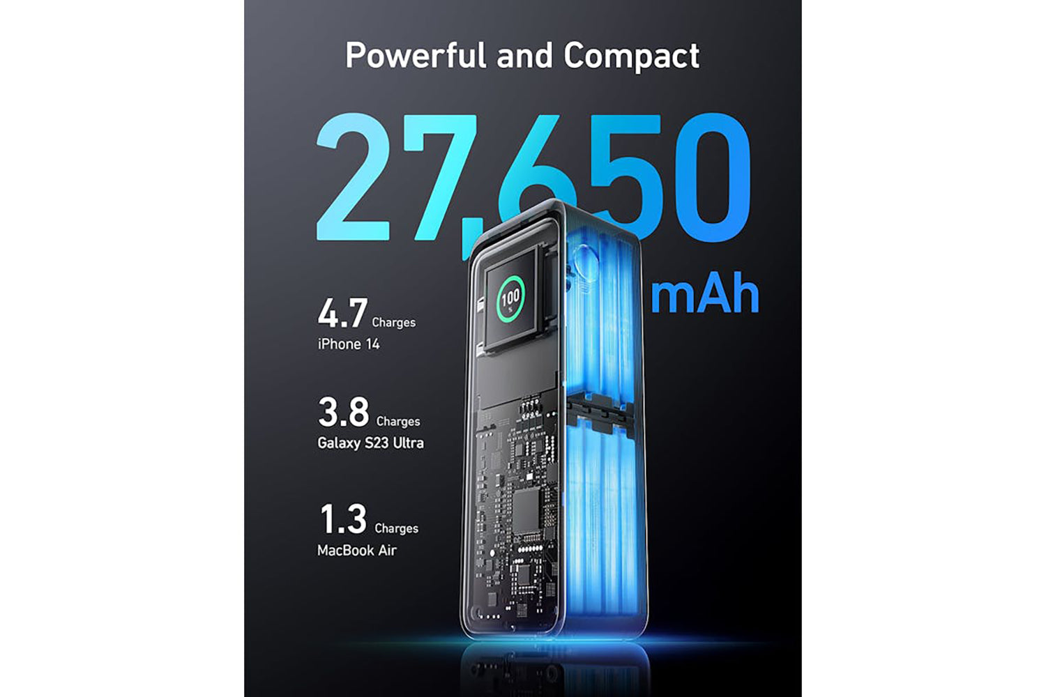 Anker Prime 27,650mAh Power Bank | Black