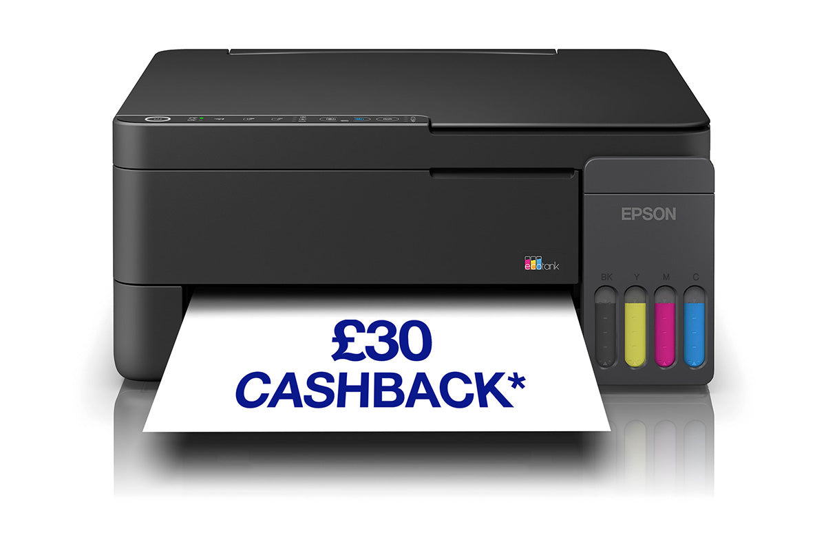 Epson EcoTank ET-2910 A4 Multifunction Wi-Fi & AirPrint Ink Tank Printer | Black