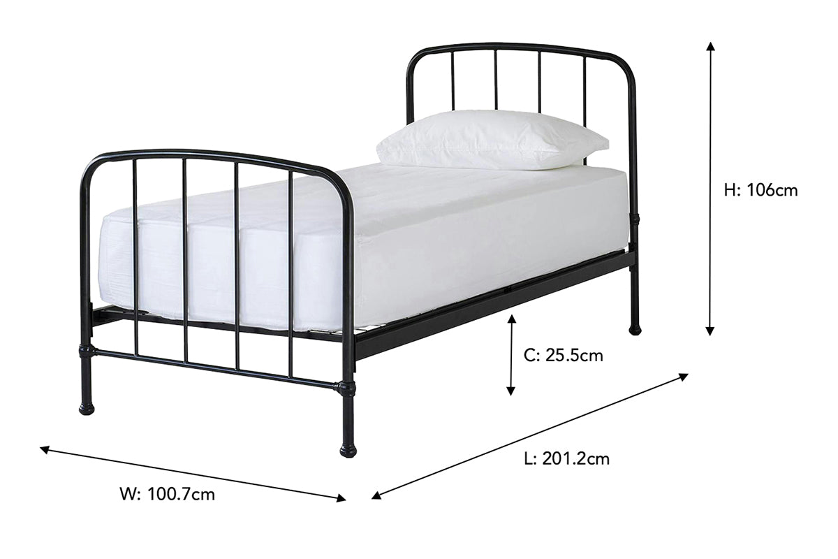 Dillon Bed Frame | Single | 3ft | Colour Options