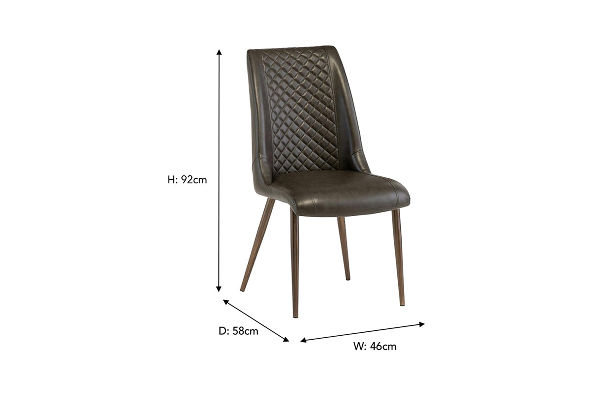Coco Dining Chair | Leather | Colour Options