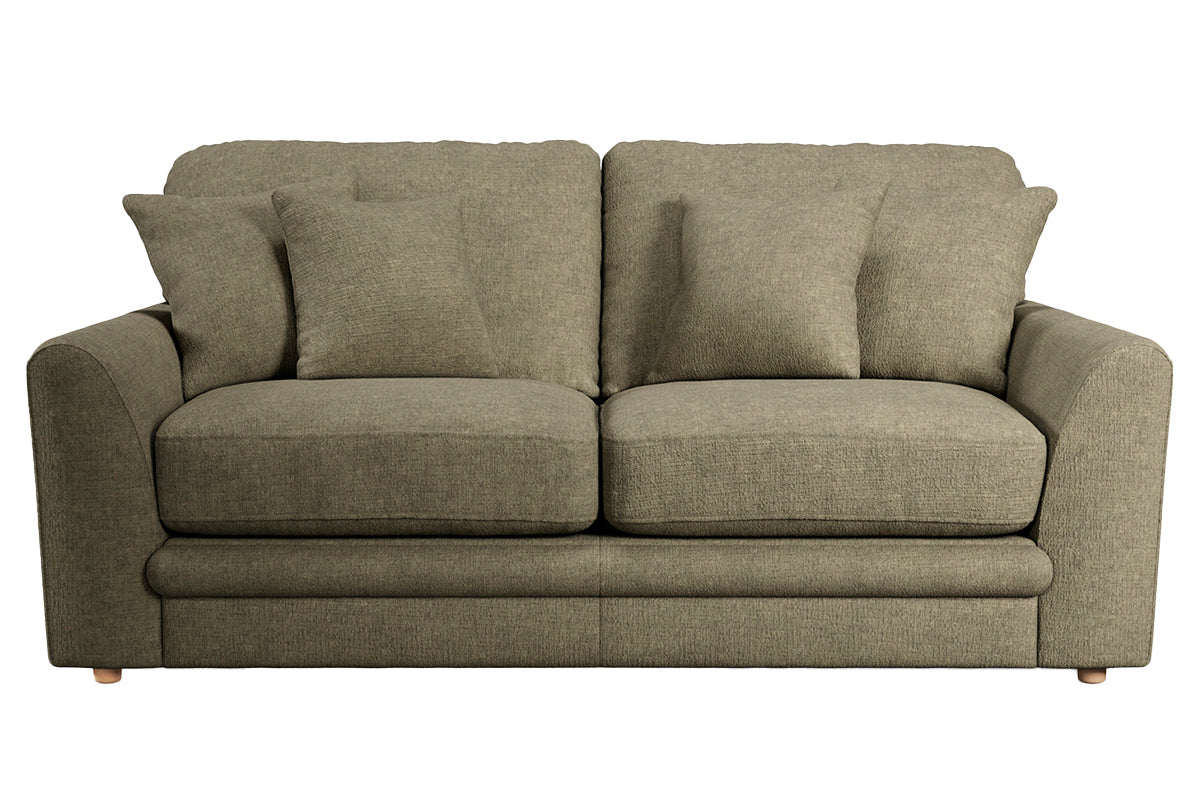Amie 3 Seater Sofa | Fabric | Olive