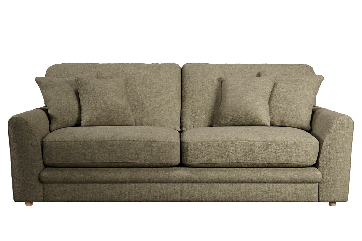 Amie 4 Seater Sofa | Fabric | Olive