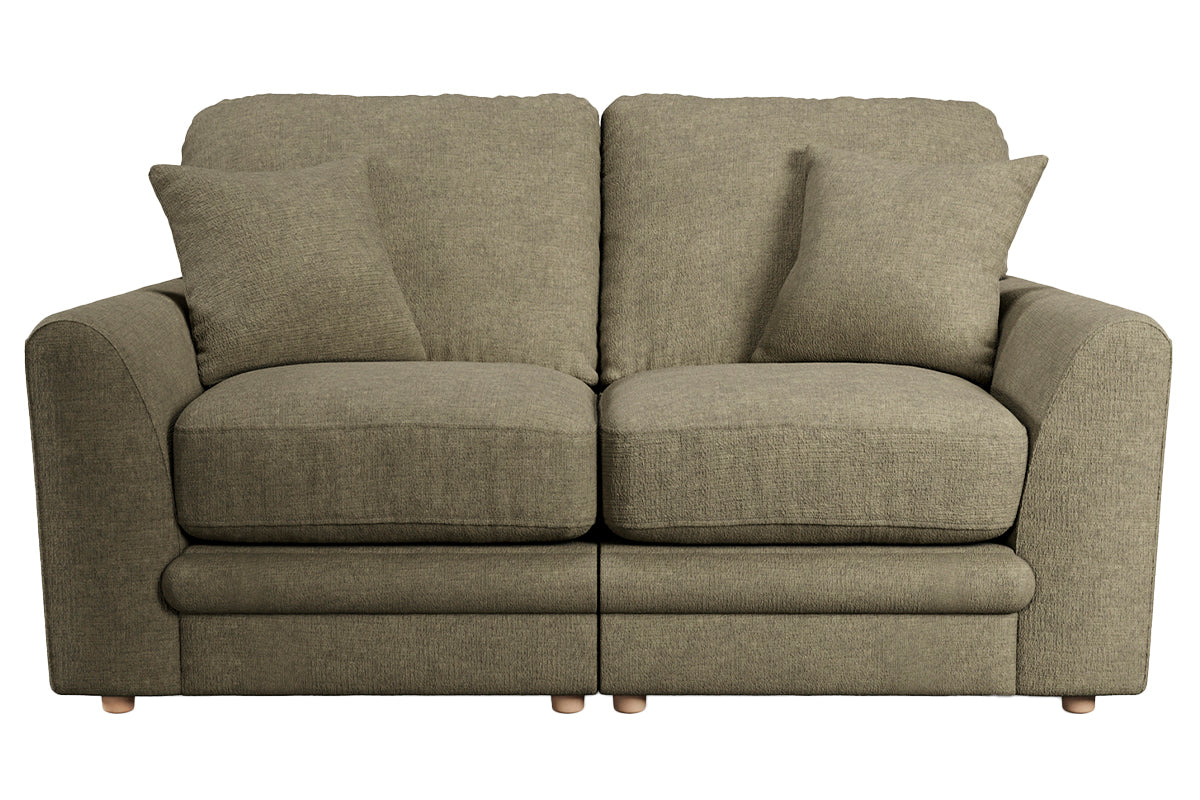 Amie 2 Seater Sofa | Split | Fabric | Olive