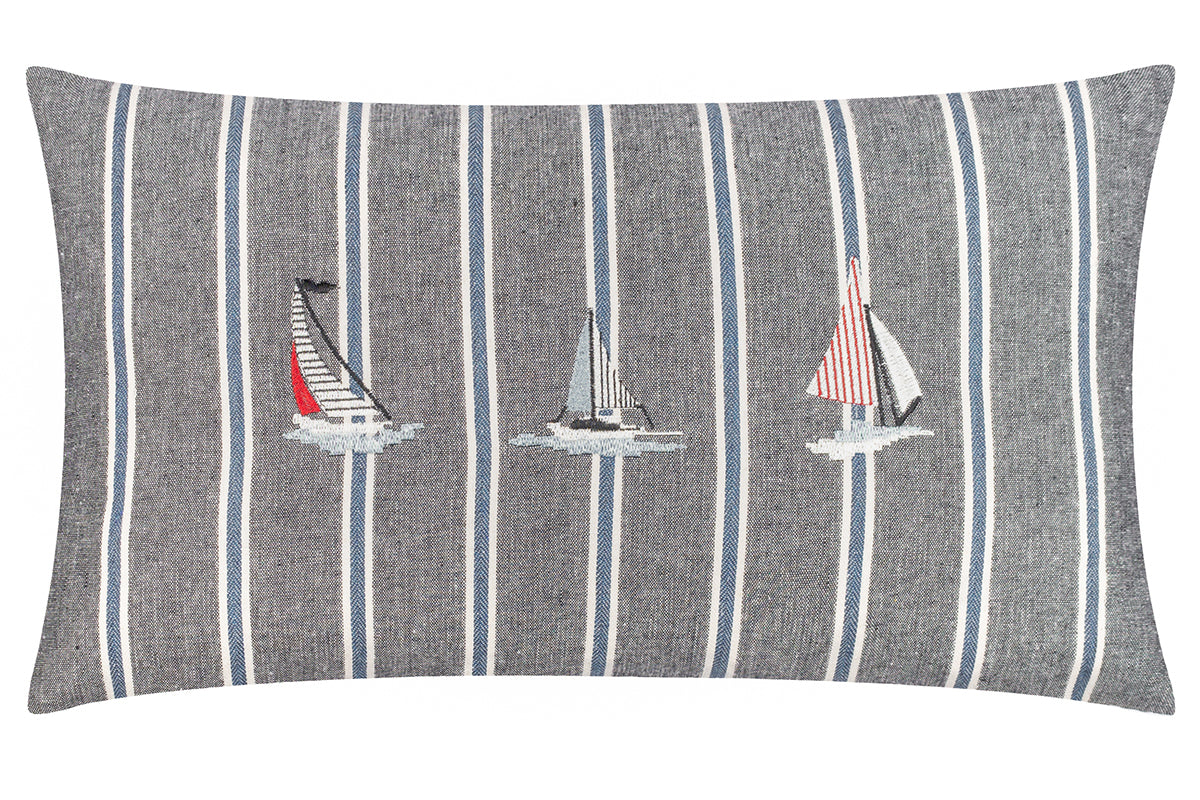 Polyester Cushion | Navy | 30 x 50 cm