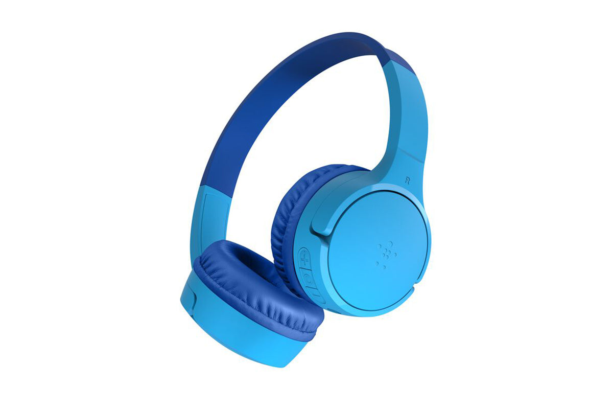 Belkin SoundForm Mini On-Ear Wireless Kids Headphones | Blue
