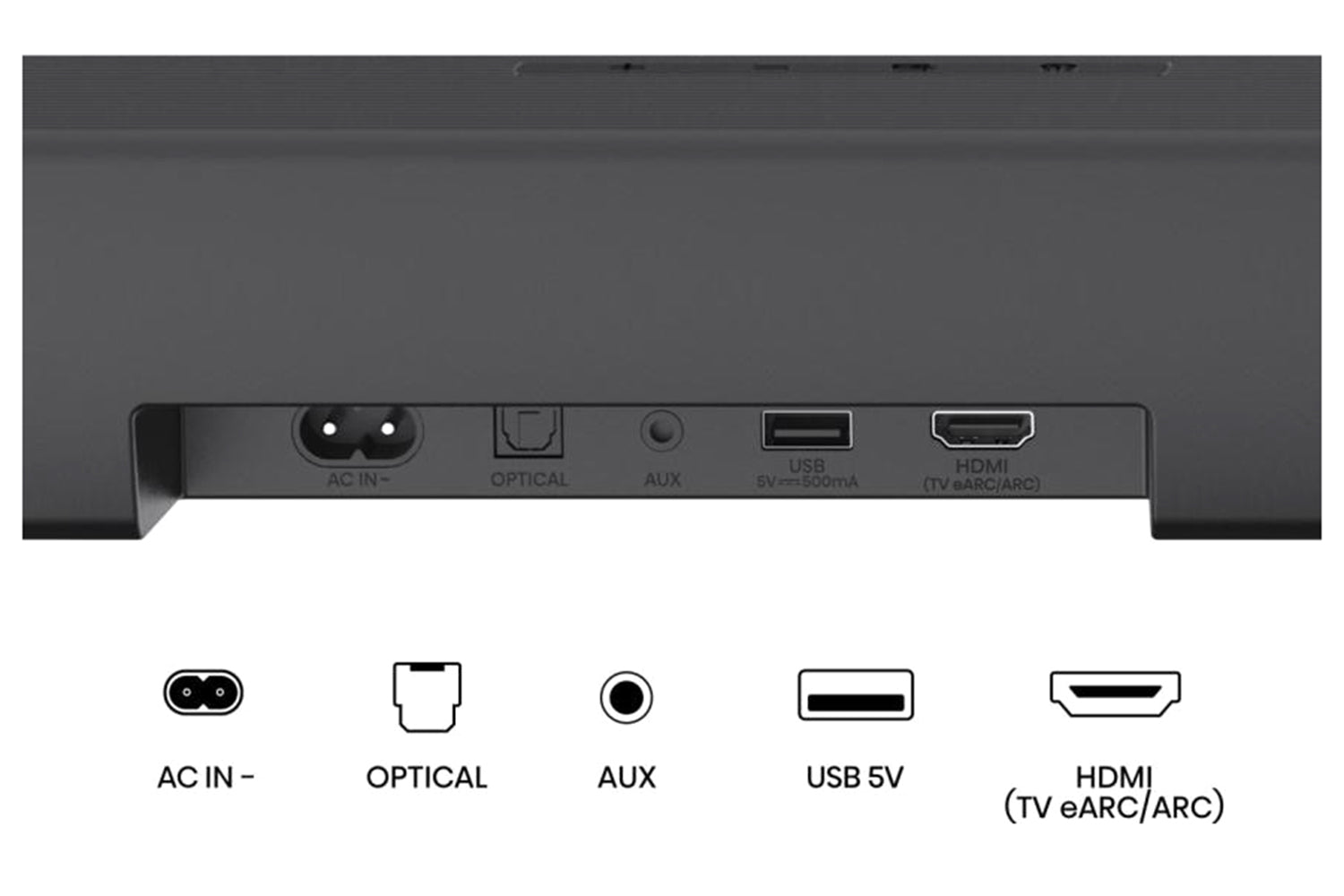 Hisense AX5100Q 5.1CH Wireless Subwoofer Soundbar | Black
